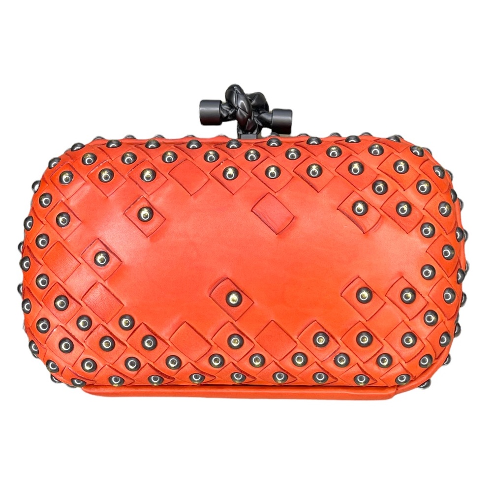 💎💎 HP 💎💎💎 Bottega Veneta Intrecciato Bruciato Knot Clutch - Picture 12 of 15
